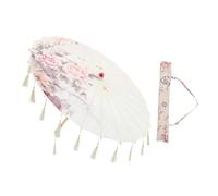 COSMEVIVI 1juego Sombrilla De Seda Borlas Accesorio para Fotografía Decoración De Festivales para Danza y Representaciones Artísticas