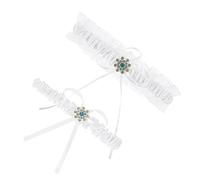 COSMEVIVI 1juego Tira De Ligaduras De Novia Lazo y Encaje Accesorio Elegante Para Boda Para Vestidos De Novia