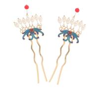 COSMEVIVI 1par Palillos De Pelo Vintage Diseño De y Para Mujeres Accesorios De Cabello De Perfectos Para Moños y Ocasiones Especiales