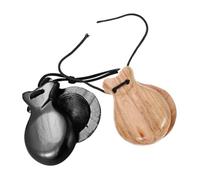 COSMEVIVI 2 Piezas Castañuela España Recompensas En El Aula Castañuelas De Mano Castañuelas Españolas Para Adultos Castañuelas De Percusión Favores De Fiesta Castañuela Española Madera