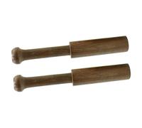 COSMEVIVI 2 Piezas De Tazón De Canto Gran Cuenco Palos De Buda De Nepal Palo De Cuenco De Palos De Tazón De Sonido De Buda Cantando Cuencos Madera Light Brown