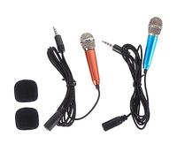 COSMEVIVI 2 Piezas Mini Micrófono Portátil para Cantar y Grabar Micrófono De Teléfono De Mano para Eventos Sociales y Práctica Vocal