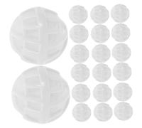 COSMEVIVI 20piezas De Filtración Biológicas para Acuarios Pack De Unidades Material Seguro para Peceras De Dulce y Salada Alta Permeabilidad Mejora La Calidad del Fácil De Usar y