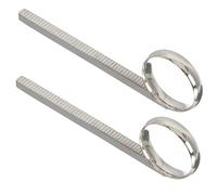 COSMEVIVI 2piezas Anillo Colector De Metal Anillo Para Dedo De Trompeta Accesorios Para Instrumentos Musicales Conciertos De Banda De Música