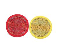 COSMEVIVI 2piezas Cojines De Canto Almohadillas De Sonido Para Cuencos De Diseño Para Practicantes De Budismo