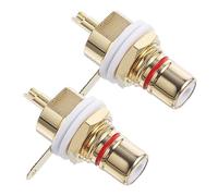 COSMEVIVI 2piezas De Adaptador De Audio De Doble Terminal Femenino Diseño De Lotus Para Dispositivos De