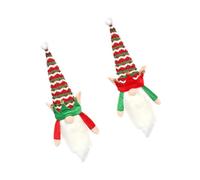 COSMEVIVI 2piezas Decorativos Cubiertos De Botellas De Vino para Navidad y Accesorios De Fiesta Navideña Adornos Delicados para y Vino