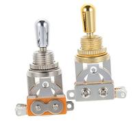 COSMEVIVI 2piezas Interruptor De Posiciones Metálico Para Guitarra Eléctrica Selector De Pastillas Vías Repuesto Duradero y Compacto Para Controlar El Tono Pack De Unidades Con Cabezal Metal