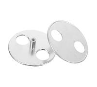 COSMEVIVI 2piezas Para Llaves De De Caja Mecánica Accesorios De Diy Con Disco Metálico Redondo De Movimiento Musical Durable y