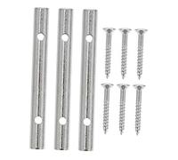 COSMEVIVI 3 Piezas de Varillas de Retención de Cuerdas de Guitarra de Plata Herramienta de Guía de Cuerdas de Acordes de Aleación de Zinc Accesorio de Instrumento Musical