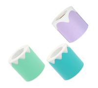 COSMEVIVI 3 Rollos Pegatina Borde Pizarra Adhesiva Resistente para Tablero Anuncios Decoración Aula Colores Pastel Azul Lago Verde