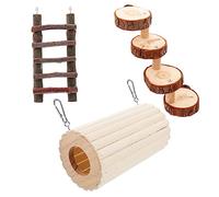 COSMEVIVI 3piezas Juguete para Hámster Túnel y Escalera para Pequeños Animales como Hámster Chinchilla y Cobaya
