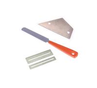 COSMEVIVI 3piezas Limas Para Guitarra Con Herramienta De Reparación Regla Triangular y Almohadilla De Lijado Para Trastes De Guitarra Tuercas