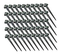 COSMEVIVI 50 Clavos para Herraduras, Herramientas para Herradores, Clavos Y Herraduras, Herramientas para Caballos, Reparación De Herraduras, Hierro para Herraduras, Herramientas para