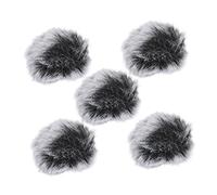 COSMEVIVI 5piezas Funda De Felpa Para Micrófono Protector Prueba De y Salpicaduras Compatible Varios Micrófonos