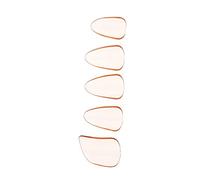 COSMEVIVI 5piezas Pipa Fingertip Protection Covers Ergonomic Curved Design String Instrument Nails for Guzheng Pipa Playing Accessories