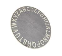 COSMEVIVI Alfombra Para Gatear y Juego Infantil Abecedario, Cojín De Suelo De Algodón Transpirable, Tamaño Mediano Gris, Adecuado Para Bebés En Guardería y Habitación, Set Único Portátil