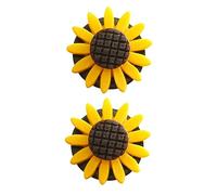 COSMEVIVI Ambientador Para Coche Clip 2 Piezas Tamaño Mini Forma De Girasol Plástico Resistente Para Ventilación Automóvil Uso Verano Aromaterapia Aliviar Fatiga Conductores