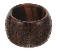 COSMEVIVI Anillo De Madera De Pulgar Diseño Anillo De Dedo Para Hombres y Mujeres Joyería Cultural De Búdica Madera De Agar