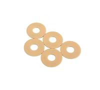 COSMEVIVI Arandelas De Placa De Palanca Para Guitarra Eléctrica Gn603, 5 Unidades, Color Amarillo Dorado, Anillo Triple De Agudos Rítmicos, Repuesto Para Electrónica y Accesorios De Guitarra