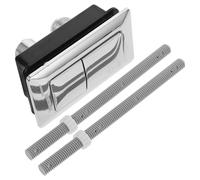 COSMEVIVI Boton Cisterna Roca Doble Pulsador Rectangular de Abs para Tanque de Agua del Inodoro Función Anti-Aging y Reemplazo de Botón Roto Color Aleatorio