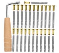 COSMEVIVI Cuerdas De Lira Clavijas De Afinación De Llave De Afinación De Remaches Para Arpa De Lira Accesorios Para Arpa De