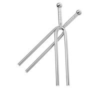 COSMEVIVI Diapasón Color Plata a 440hz de Aleación de Aluminio para Guitarra Tono Claro y Afinación Precisa, Paquete de 2 Piezas para Accesorios de Guitarra