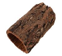 COSMEVIVI Escondite Natural de Madera para Reptiles Piel de Serpiente, Refugio Húmedo Adecuado para Hábitats Bioactivos y Terrarios de Ranas y Serpientes de Maíz