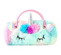 COSMEVIVI Estuche para Gafas de Unicornio con Asa para Guardar Gafas de Niños Y Niñas Hecho a Mano Moderno Y Práctico