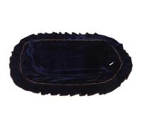 COSMEVIVI Funda Protectora De Banco De Piano Pleuche De 60 X 40 Cm, Elástica Y Lavable, Con Macramé Para Un Solo Asiento. Funda De Banco De Piano, Funda Elástica Para Taburete, Tapizada