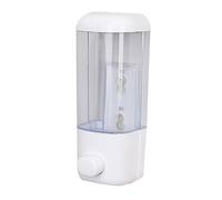 COSMEVIVI Jabonera Colgante De Pared Recargable 500 Ml, Dispensador Manual De Jabón Líquido De Plástico Ligero, Diseño Compacto para Baño, Ahorro De Espacio y Uso Doméstico