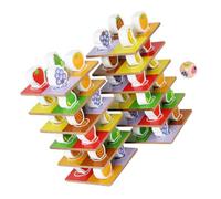 COSMEVIVI Juguetes de Madera para Niños Bloques de Equilibrio Juguetes Educativos Tamaño Infantil Fomentar Habilidades Sociales Juego de Mesa 1 Juego