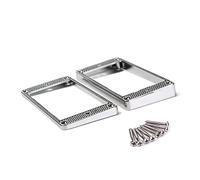 COSMEVIVI Marco De Metal Para Guitarra Eléctrica Anillo Metálico Para Humbucker Gb301f 2 Unidades Decoración Para Guitarra Duradero y Hermoso