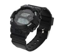 COSMEVIVI Mirar Reloj Chico Los Niños Miran Relojes Deportivos para Mujer Reloj Multifunción Reloj Deportivo para Hombre Reloj para Hombre Relojes para Niños Black Material del Espejo: como