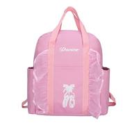 COSMEVIVI Mochila De Ballet para Niñas Bolso De Danza Infantil Gran Capacidad para Clases De Baile y Actividades Al Aire