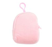 COSMEVIVI Monedero De Peluche Bonito Bolsita De Peluche para Niña con Llavero Portátil para Uso Diario La Escuela