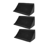 COSMEVIVI Paneles Acústicos Absorbentes Del Sonido De Alta Densidad 3 Piezas 12x12x24 Cm Forma De Engranaje Para Trampa De Graves De Esquina y Aislamiento Acústico Interior Material Antiflama