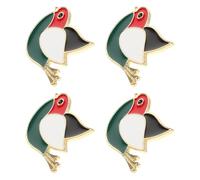 COSMEVIVI Pines Bandera de Palestina 4 Unidades Metálicos para Eventos Patrióticos y Celebraciones Nacionales de Ropa