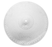 COSMEVIVI Plato De Percusión Silencioso De Platillo Volumen Para Batería Accesorio De Práctica De Músico Instalación Fácil y Rápida Material Duradero Compatible Varios Tambores