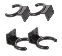 COSMEVIVI Soporte para Micrófono de Pared, 4 Unidades de Anillo Colgante Plástico Diámetro Interior 33 Mm, Soporte para Micrófono Doméstico, Adecuado para Oficinas y Hoteles