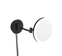 COSMIC 2923684 Essentials Espejo Aumento Pared con Led Regulado Negro (Ml552-Bm) Java