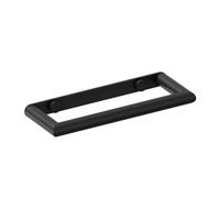 COSMIC 474002024 MICRA Portarrollos Sin Tapa Negro (16.5X7X1.4cm)