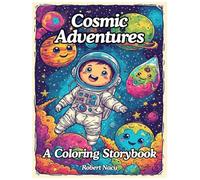 Cosmic Adventures: A Coloring Storybook for children