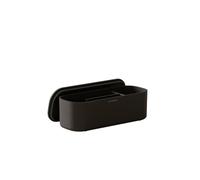 COSMIC ALIFE Caja Organizadora de Mesa Fabricada en ABS con Diseño Minimalista y Funcional Caja de Almacenaje de Encimera o para la Guía Alife de Color Negro Mate