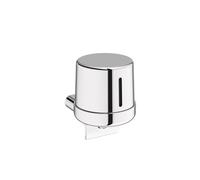 Cosmic Architect Dispensador de Jabón de Pared de Diseño Elegante Fabricado en Metal. Montaje Mediante Tornillería. Dosificador Recargable para Baño y Cocina de 400 Ml de Color Cromo