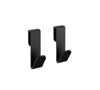 COSMIC Architect Sp Colgador de Baño para Mampara de Ducha Fabricado en Metal de Gran Resistencia. Gancho para Toallas de Diseño Minimalista en Color Negro Mate
