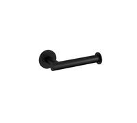 COSMIC Architect SP Portarrollos de Papel Higiénico Sin Tapa para el Baño de Diseño Circular y Minimalista. Soporte de Papel para WC de Metal. Accesorio para Aseo de Color Negro Mate.