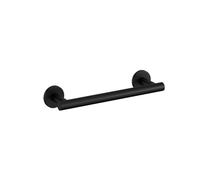 COSMIC Architect SP Toallero de Barra para Baño Fabricado en Metal de Diseño Circular y Minimalista. Colgador de Toallas con Montaje en Pared Mediante Tornillería de Color Negro Mate