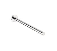 Cosmic Architect SP Toallero de Pared de Un Solo Brazo Fabricado en Metal de Estilo Minimalista. Barra de Toalla para Baño con Montaje Mediante Tornillería de Color Plata Cromada