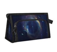 Cosmic Art Space - Neceser de viaje para mujeres, hombres, niñas, niños, universos cósmicos, multifuncional, bolsa de maquillaje, bolsa organizadora de cosméticos, color, M, Organizador de bolsas